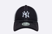 New Era Wmns New York Yankees MLB Washed 9TWENTY Trucker Navy Blue